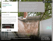 Tablet Screenshot of garden-cities-exhibition.com